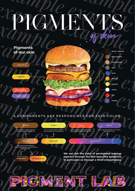 Pigments of of skin